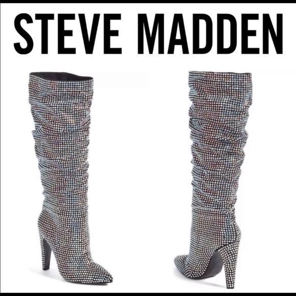 steve madden crushing boots size 9